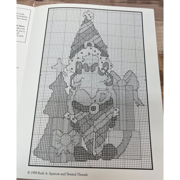 Cross Stitch Chart Only McNick Santa & Presents By Twisted Threads - Picture 3 of 3